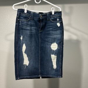 women's denim skirt